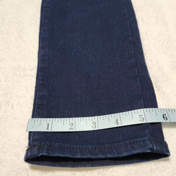 Old Navy Super Skinny Jeans Women Size 14 Short Navy Blue Stretch Mid-rise  B9 - Picture 9 of 13